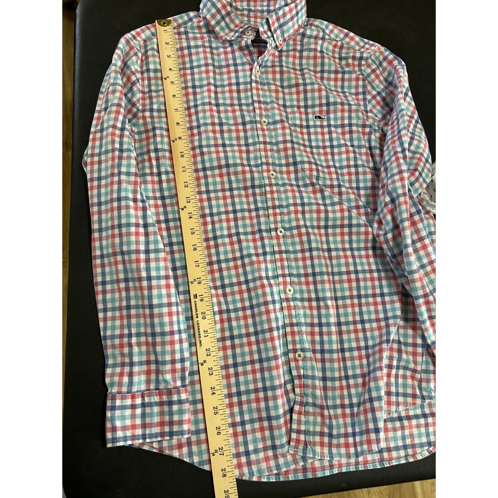 Vineyard Vines‎ Shirt Bundle/2 Mens M Multicolor Plaid Tucker & Sailboat Polo - Picture 15 of 16